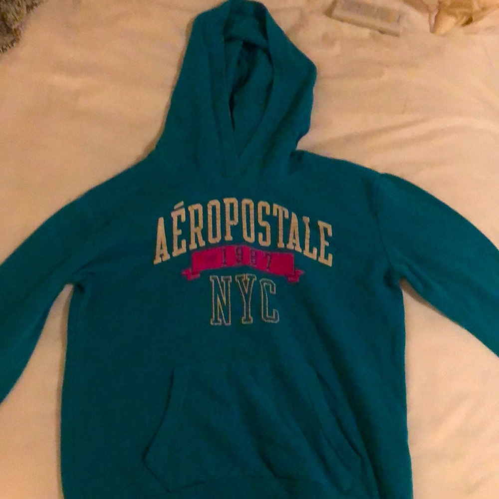 Blue aeropostale hoodie